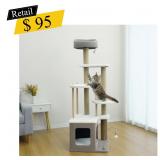 #20 Catry Trinity 66" Cat Tree - Brown