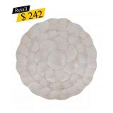 #12 Saro Lifestyle Scalloped Capiz Shell Placemats