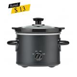 #3 Mainstays - 2-Qt. Slow Cooker, Black