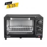 #7 Mainstays - 4-Slice Toaster Oven, Black