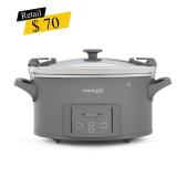 #14 Crock-Pot 7-Qt. Programmable Slow Cooker, Gray