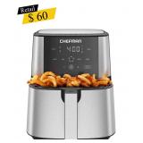 #12 Chefman - 6-Qt. Air Fryer, Stainless Steel