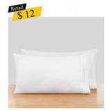 #5 Nestl - White Microfiber Pillowcases, Set of 2