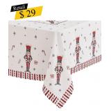 #3 Avanti - Nutcracker Holiday Tablecloth