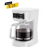 #5 Mainstays - 12-Cup Coffee Maker, White