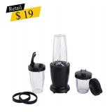 #7 Mainstays - 10-Pcs Personal Blender Set, Black