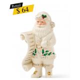 #6 Lenox - Santa with List Figurine