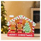 #9 Gingerbread Table Decorations, Set of 4