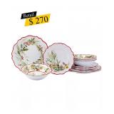 #21 Christmas Gatherings Dinnerware Set, 12-Piece