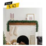 #4 Winchester Pine Pre-Lit Garland, 9 ft.
