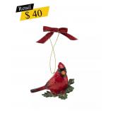 #4 Spode - Christmas Tree Cardinal Ornament