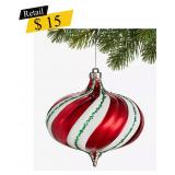#2.5 Holiday Lane - Swirl Onion Ornament