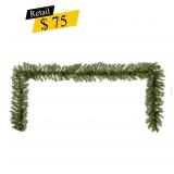 #14 Pre-Lit Norwood Fir Garland, 9 ft.