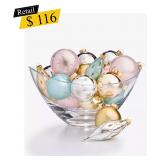 #10 Holiday Lane Glass Christmas Ornaments, 22-Pcs