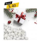 #5 Northlight - White Ornaments, Set of 96