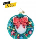 #5 Radko - Enchanted Evergreen Wreath