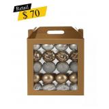 #6 Shatterproof Ornaments, Set of 40