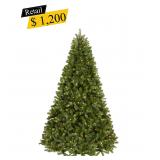 #198 Pre-Lit Downswept Douglas Fir Tree, 7.5 ft.