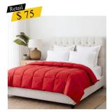 Down Alternative Comforter - California King, Red