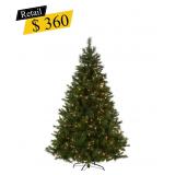 #60 Pre-Lit Winchester Pine Tree, 6.5 ft.
