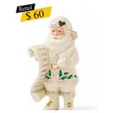 #6 Lenox - African American Santa with List Figuri