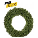 #30 Pre-Lit Norwood Fir Wreath, 36"