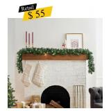 #4 Winchester Pine Pre-Lit Garland, 9 ft.