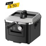 #10 Mainstays - 4L Electric Deep Fryer, Black