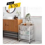 #13 Edifice - 3-Tier Rolling Organizer Cart