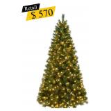 #95 Pre-Lit Wyoming Pine Tree, 7.5 ft.