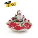 #16 Fitz and Floyd - Santa Serving Bowl