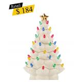 #15 Lenox - Light-Up Porcelain Christmas Tree