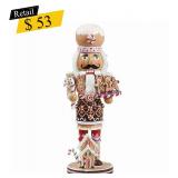 #30 Kurt Adler - Gingerbread Nutcracker Figurine