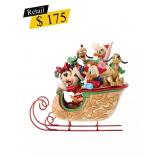 #14 Jim Shore ï¿½ Mickey & Friends Christmas Sleigh