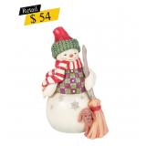 #5 Jim Shore - Snowman with Dog Figurine