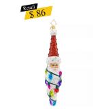 #9 Radko - Santa Ornament