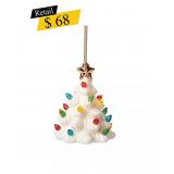 #6 Lenox - Light-Up Porcelain Tree Ornament
