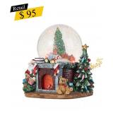 #11 Glitzhome - Musical Tree Globe