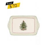 #6 Spode - Christmas Tree Dessert Tray
