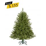 #25 Pre-Lit Dunhill Fir Tree, 4 ft.