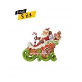 #7 Jim Shore - LED Gingerbread Santa Figurine