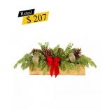 #16 Christmas Bells Pine Centerpiece, 27"