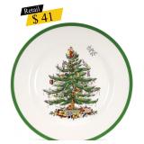 #12 Spode ï¿½ Christmas Tree Dinner Plate, 11"