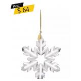 #10 Lenox - Glass Snowflake Ornament