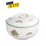 #13 Spode - Christmas Tree Covered Casserole