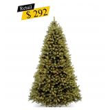 #90 Downswept Douglas Fir Pre-Lit Tree, 6 ft.