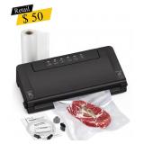 #10 Mainstays - Food Vacuum Sealer, Black