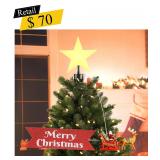 #8 Mr. Christmas Animated Santa Sleigh Tree Topper