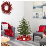 #15 Nearly Natural - Pre-Lit Pine Tree, 4 ft.