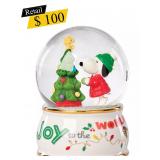 #8 Lenox ï¿½ Snoopy & Woodstock Snow Globe